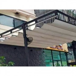 หลังคาผ้าใบพับจีบ ลาดกระบัง