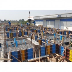 Install precast concrete wall panels in Samut Prakan