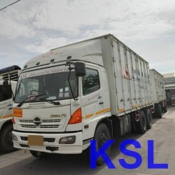 solid van delivery truck