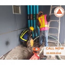 Solving the problem of clogged pipes, Nonthaburi