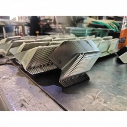 V-cut sheet metal work