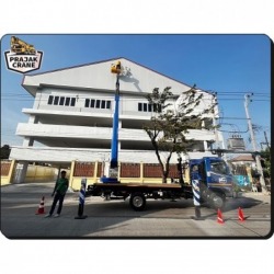 รถกระเช้าพาเลทแขนยืดสูง18 เมตร