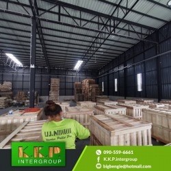 Wooden pallet factory, Rayong