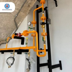Installing a restaurant gas system