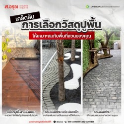 เคล็ดลับการเลือกวัสดุปูพื้นให้เหมาะกับพื้นที่สวนแบบคุมงบได้