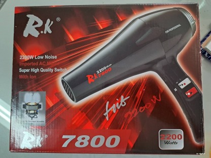 ไดร์เป่าผม รุ่น RK7800 - ห้างขายอุปกรณ์เสริมสวยและเครื่องสัก