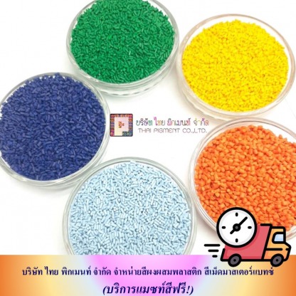 รับผลิตเม็ดสีพลาสติก มาสเตอร์แบทซ์ - โรงงานผลิตผงสีพลาสติก - ไทย พิกเมนท์