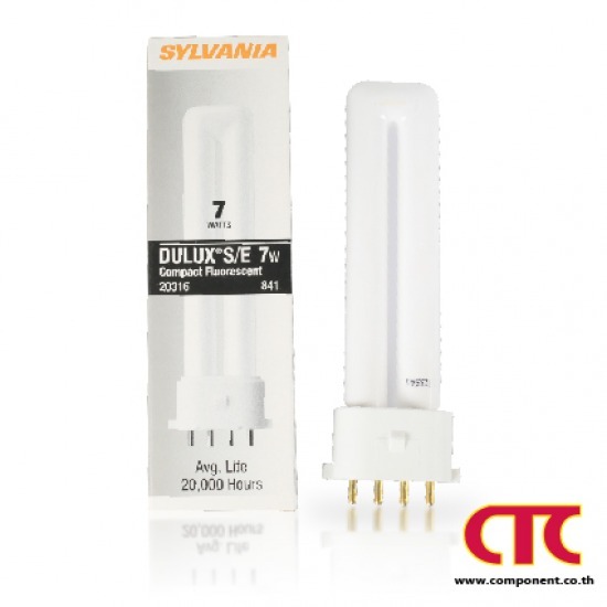 หลอดไฟซีลวาเนีย SYLVANIA  20316 CF7DS E 841   DULUX Compact Fluorescent  Lamps