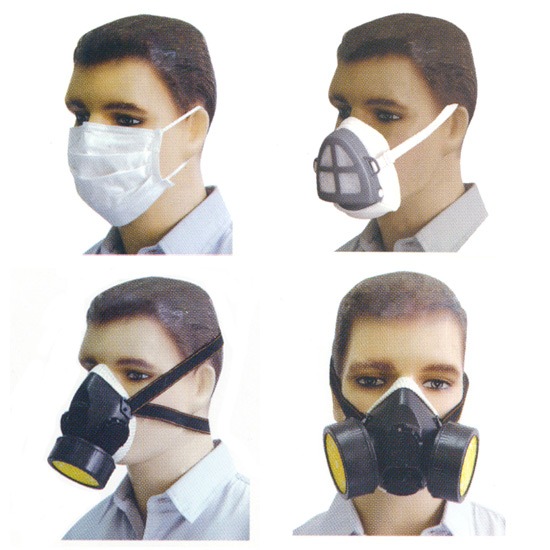 Respirator อุปกรณ์เซฟตี้  อุปกรณ์เพื่อความปลอดภัยส่วนบุคคล  อุปกรณ์เพื่อความปลอดภัย  ผ้าปิดจมูก  หน้ากากกันฝุ่น  Respirator  หน้ากากกันสารเคมี 