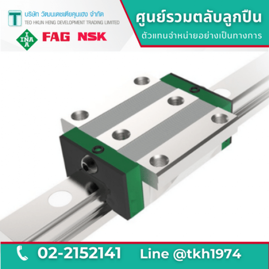 ตลับลูกปืนรางเลื่อน Linear Guide Carriage