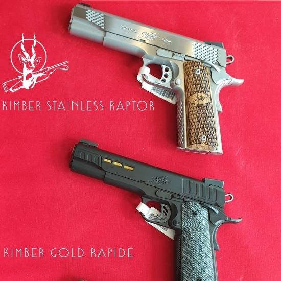 KIMBER ปืนสั้นกึ่งอัตโนมัติ 9มม .45 KIMBER ปืนสั้นกึ่งอัตโนมัติ 9มม .45 