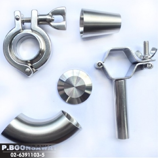 อุปกรณ์เชื่อมฟู้ดเกรด Sanitary fitting, Food grade pipe fittings ข้อต่อสเตนเลส  Sanitary fitting  Food grade pipe fittings  อุปกรณ์เชื่อมฟู้ด เกรด  อุปกรณ์เชื่อมสแตนเลส 