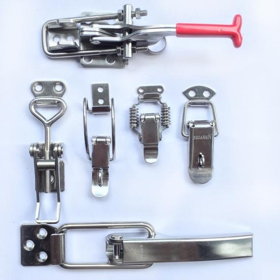 หูล็อคสแตนเลส Clasp, Toggle clamp อุปกรณ์ประปาหูล็อกสเตนเลส  Clasp  Toggle clamp  Snap Lock  ขายส่งหูล็อคสแตนเลส  ตัวล็อคสแตนเลส  คลิปล็อค  หูปิ่นโต Snap lock 