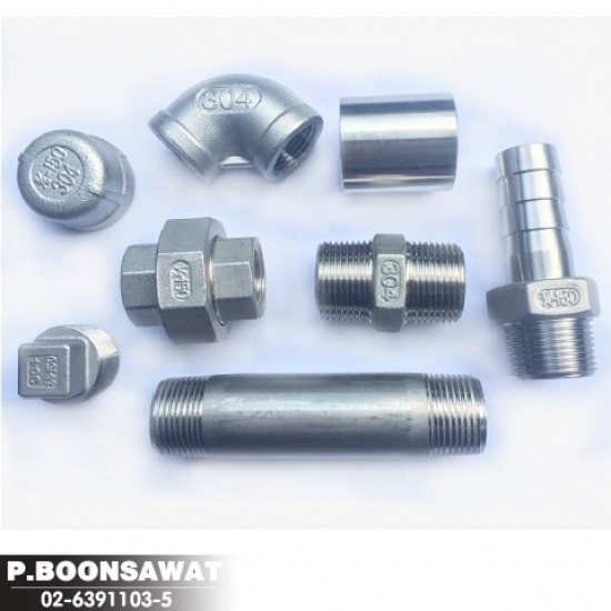 อุปกรณ์เกลียว สแตนเลส threaded pipe fittings อุปกรณ์เกลียว อุปกรณ์เกลียวประปา  threaded pipe fittings 