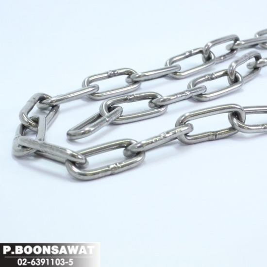  โซ่สแตนเลส STAINLESS CHAIN โซ่ Chain  STAINLESS CHAIN  โซ่อัลลอยยกของหนัก  โซ่อัลลอยด์ Chain 