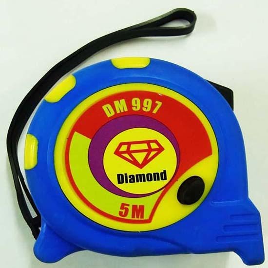 ตลับเมตร Measuring Tape (997 5M Blue with handcarry) ตลับเมตร  เทปวัด  กุญแจ  ลูกบิด  กลอนประตู  คันผลักประตูหนีไฟ  ตาแมว  ลูกบิดสแตนเลส  บานพับ 