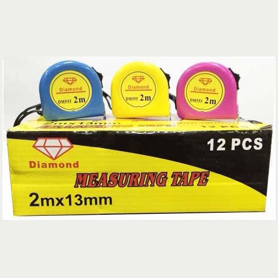 ตลับเมตร Measuring Tape (DM 555) ตลับเมตร  เทปวัด  กุญแจ  ลูกบิด  กลอนประตู  คันผลักประตูหนีไฟ  ตาแมว  ลูกบิดสแตนเลส  บานพับ 