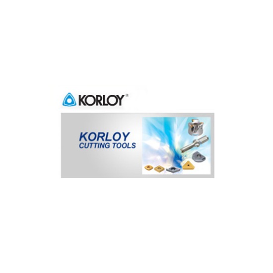 KORLOY เครื่องมือตัดชิ้นงานเหล็ก 