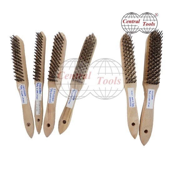 แปรงลวด - ด้ามไม้ Handle Scratch Brush (Wooden Handle) แปรงลวด - ด้ามไม้ Handle Scratch Brush (Wooden Handle) 