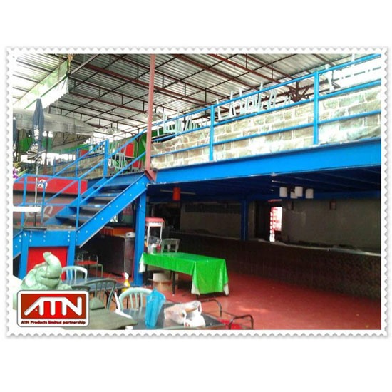 Mezzanine floor ชั้นวางสินค้า  ชั้นลอยเหล็ก  ชั้่นวางสินค้าน็อคดาวน์  ชั้นลอย 