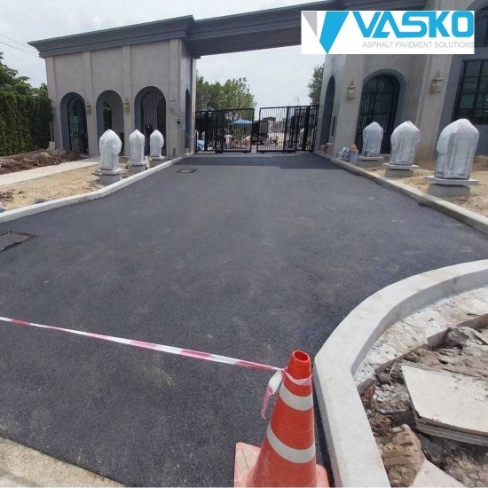 ผู้รับเหมางานถนน VASKO และผู้ผลิตจำหน่ายยางมะตอย - รับสร้างทางอเนกประสงค์ แลมป์ทางเข้า-ออกบ้าน