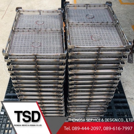 ผู้ผลิต Basket for heat treatment jig basket  ผลิตjig 