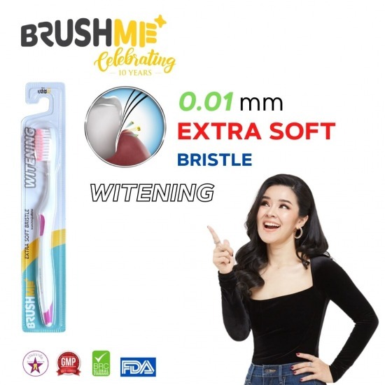 แปรงสีฟัน BrushMe Witening แปรงสีฟันขนนุ่มพิเศษ ยี่ห้อไหนดี  แปรงสีฟันคุณภาพ  แปรงสีฟัน  แปรงสีฟันราคาถูก 