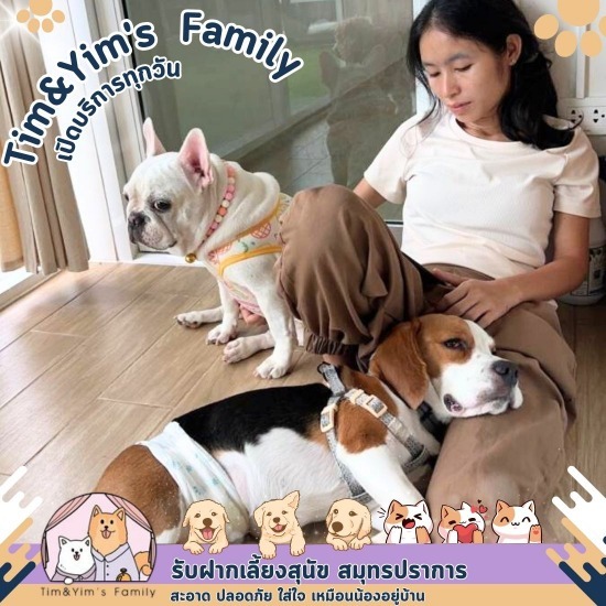 รับฝากเลี้ยงสุนัข สมุทรปราการ - Tim&Yim Family - รับฝากเลี้ยงสุนัข สมุทรปราการ