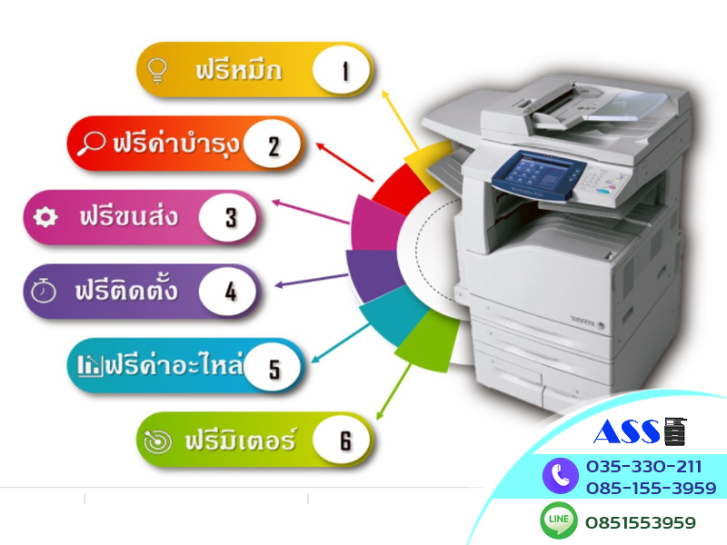 เครื่องถ่ายเอกสาร (Sharp) อยุธยา-อ่างทอง