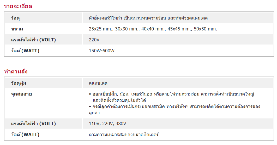 ฮีตเตอร์กระบอกรัดเซรามิค