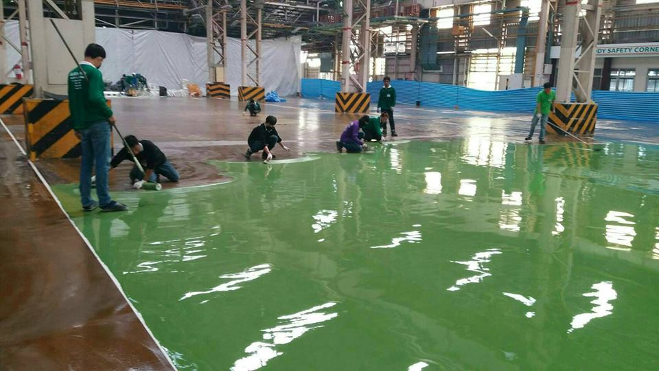 รับทำพื้น epoxy โรงงานอุตสาหกรรม