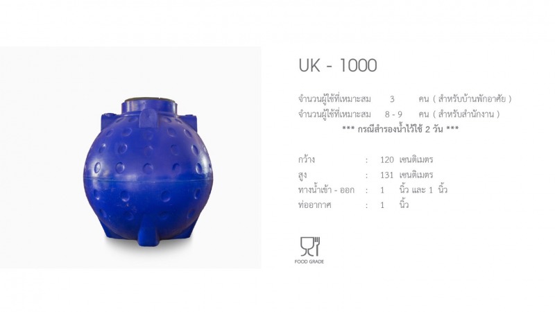 ขายถังเก็บน้ำใต้ดิน1000ลิตรราคาถูก