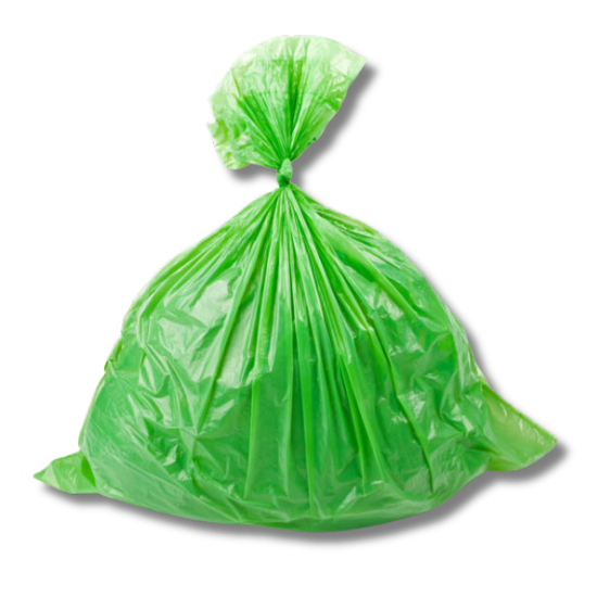 ถุงขยะสีเขียว