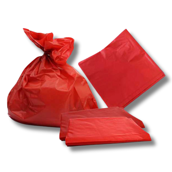 ถุงขยะสีแดง