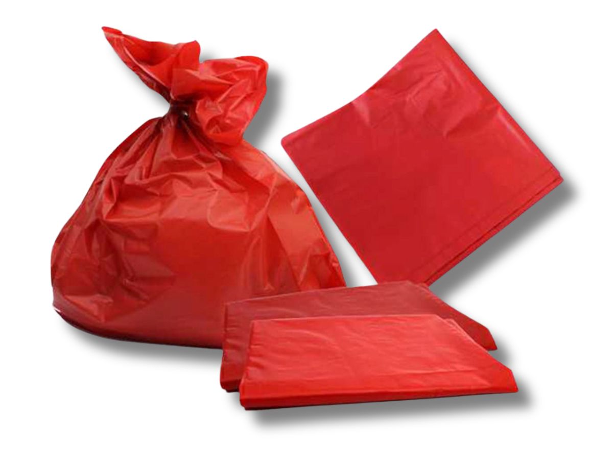ขายส่งขายปลีกถุงขยะสีแดง