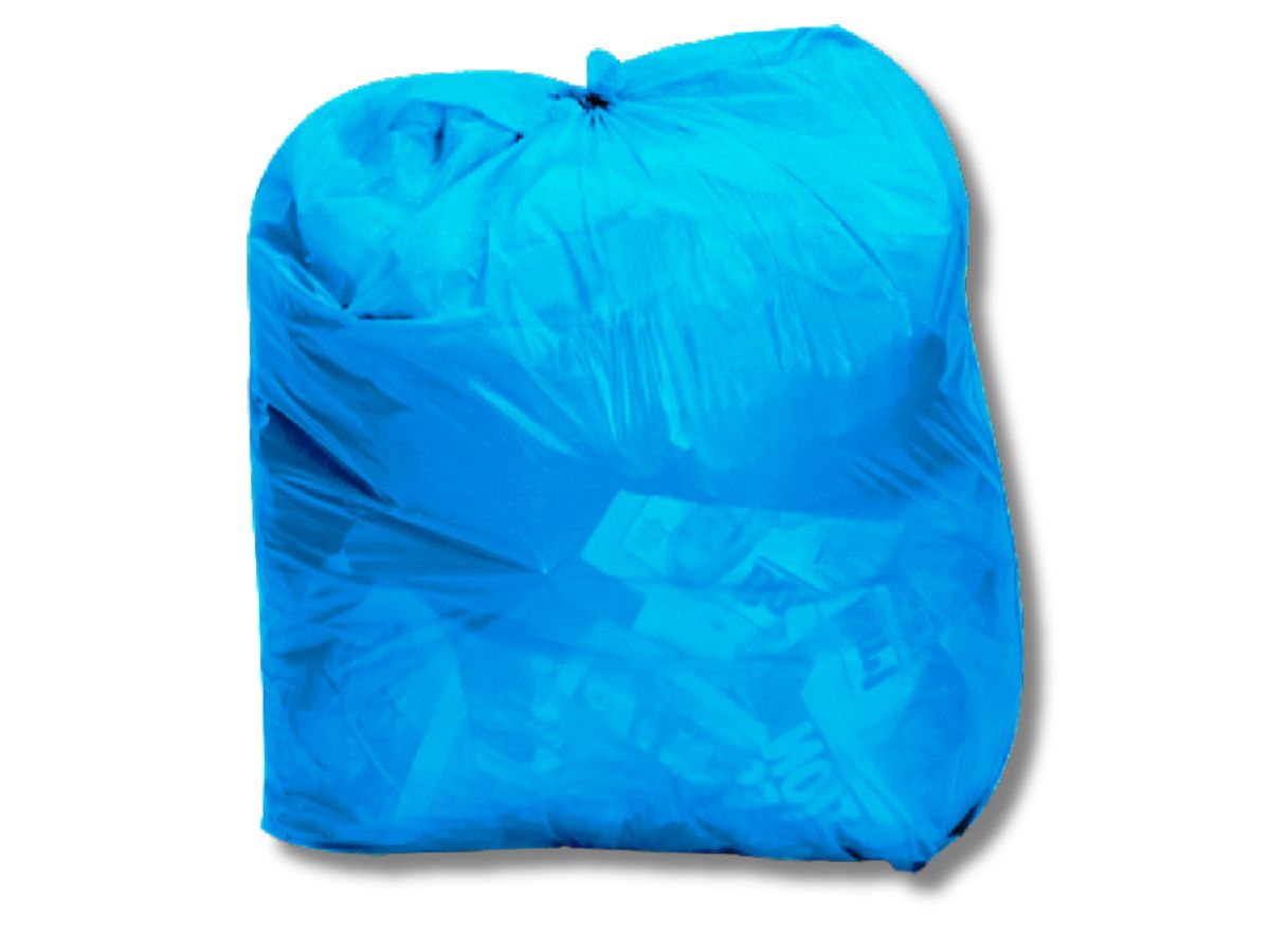 ขายส่งขายปลีกถุงขยะสีฟ้า