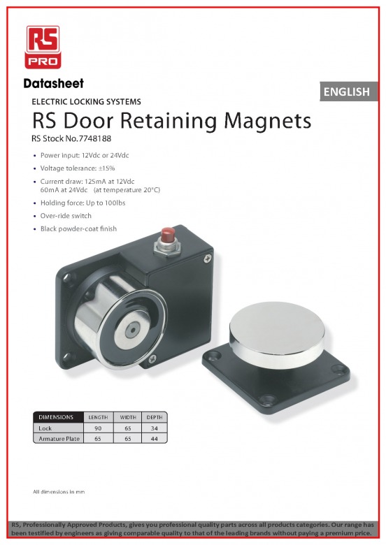 Single Door Magnetic Lock